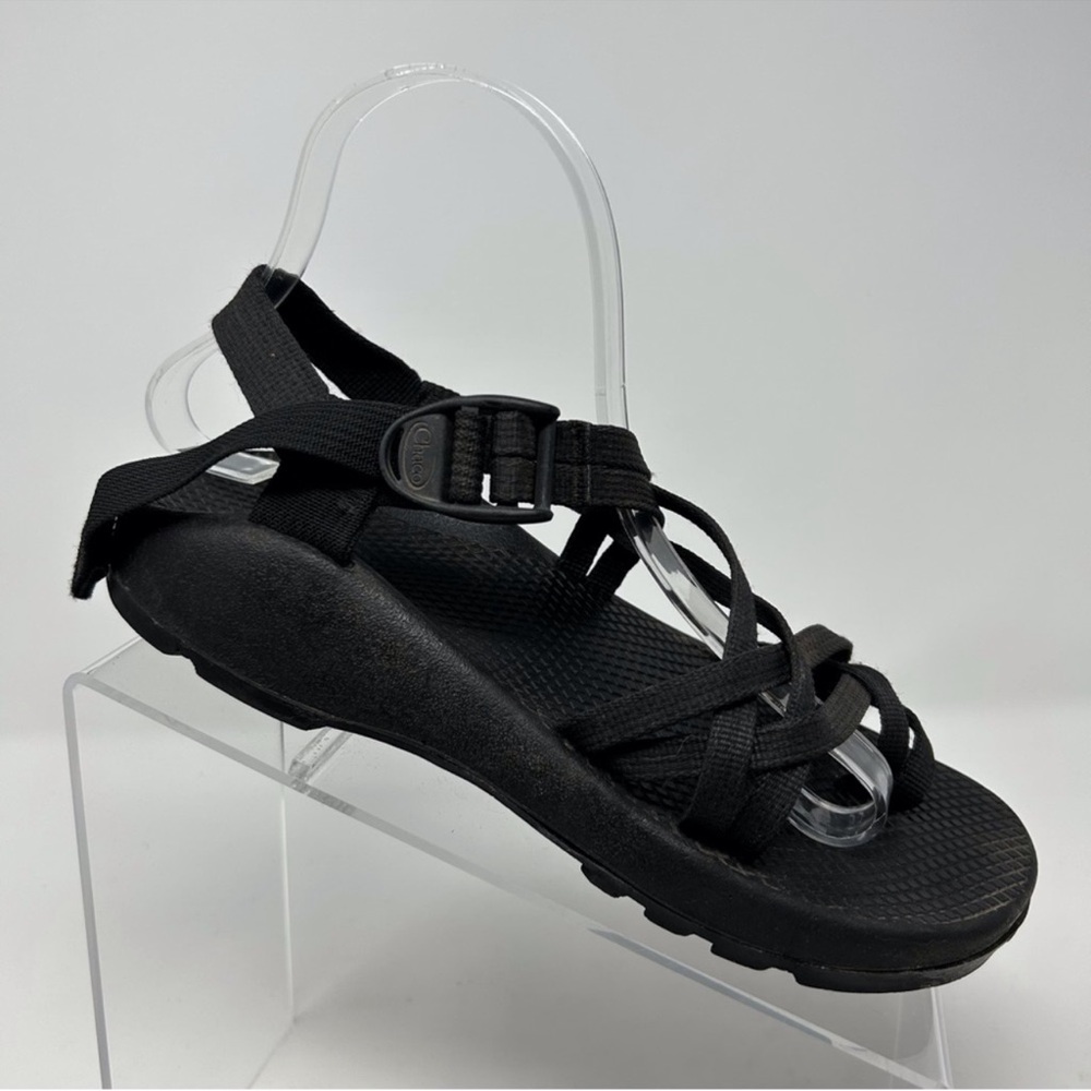 Chaco Classic Athletic Black Strappy Sandals Size 7 Active Outdoors Adjustable
